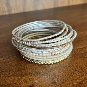 Silver Bangles